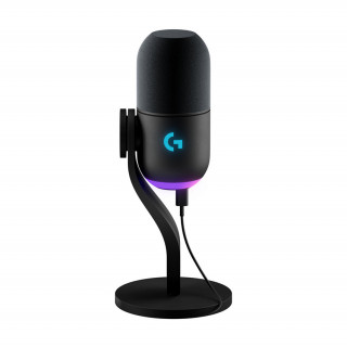 Logitech Yeti GX Lightsync RGB mikrofon - Fekete (988-000569) PC