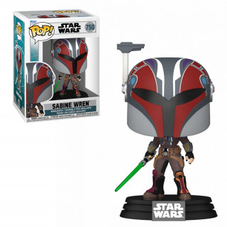 Funko Pop! #750 Disney Star Wars: Ahsoka - Sabine Wren Bobble-Head Vinyl Figura Ajándéktárgyak