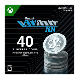 ESD MS - Microsoft Flight Simulator 2024 - 40 Simverse Coins Xbox Series