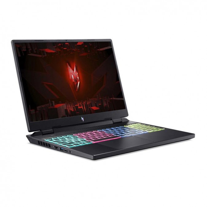 ACER Aspire Nitro AN16-51-7712, 16" WUXGA IPS, Intel Core i7-13620H, 16GB, 1TB SSD, GeForce RTX 4050, DOS, fekete PC