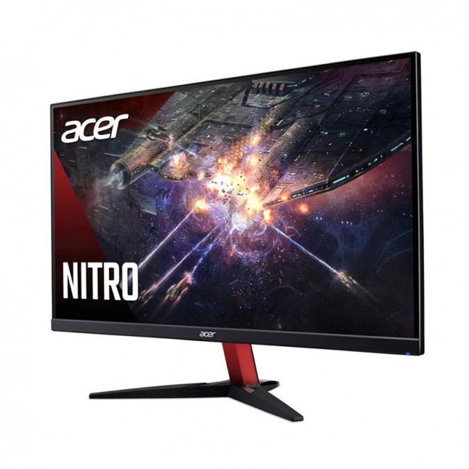 ACER IPS Nitro Monitor KG242YM3bmiipx 23,8", 16:9 FHD, 180Hz, FreeSync, 1ms, 250nits, 2xHDMI, DP, MM, fekete PC