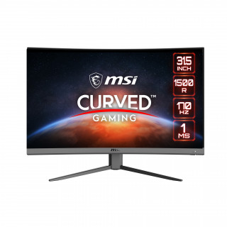 MSI Monitor GAMING G32CQ4 E2 Ívelt VA LED Monitor 31,5" QHD 2560x1440, 16:9, 3000:1 CR, 250cd/m2, 1ms, 170Hz, DP, HDMI PC