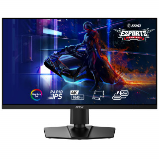 MSI Monitor GAMING MPG 274URF QD 27" Rapid IPS UHD 3840x2160, 16:9, 160Hz, 1000:1, 0.5ms, 2x HDMI, DP, USB-C, Black PC