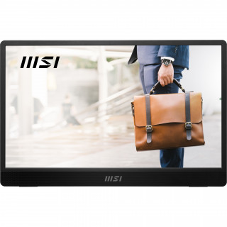 MSI Monitor Business PRO MP161 E2, 15,6" FHD 1920x1080, IPS, 250 cd/m2, 16:9, 60 Hz, 4ms, 2x USB-C, miniHDMI, Gray PC