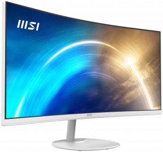 MSI Monitor Business PRO MP341CQW Ívelt 34" QHD, 3440x1440, 100Hz VA 21:9, 3000:1 CR, 300cd/m2, 4 ms, HDMI, DP, White PC