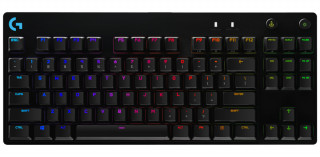 LOGITECH G Pro Lightspeed RGB mechanikus gaming vezetékes TKL HUN billentyűzet - Fekete (Gravírozott) (920-009426) PC