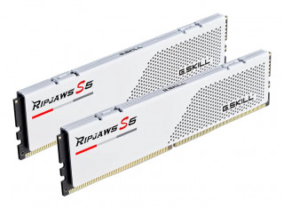 G.SKILL Ripjaws S5 DDR5 6000MHz CL28 RAM 32GB Kit2 (2x16GB) Intel XMP White PC