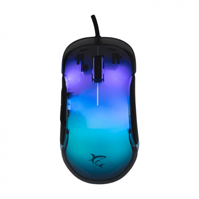 WHITE SHARK MORDRED-B WS GM-5017B gamer egér 7D / 12000 dpi fekete RGB PC