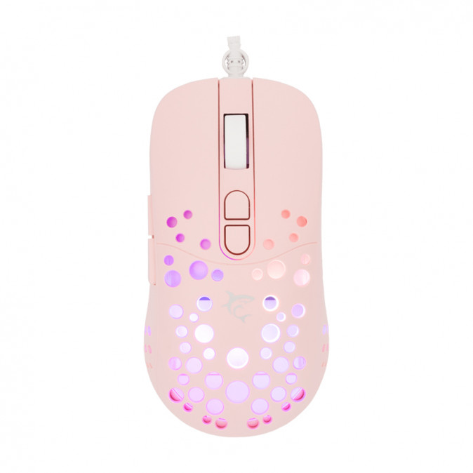 WHITE SHARK TRISTAN-P  WS GM-9004P gamer egér 7D / 12000 dpi pink RGB PC