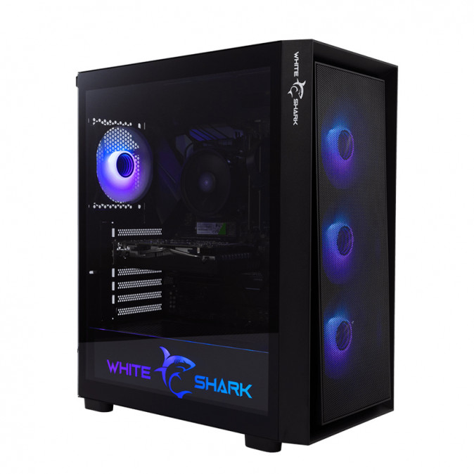 WHITE SHARK WARHEAD-3/B WS GCC-2401B  PC ház, E-ATX/ATX/M-ATX/ITX gamer, fekete PC