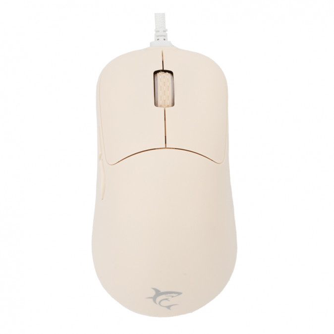 WHITE SHARK GRAPHENE-BE WS GM-5014BE gamer egér 6D / 6200 dpi bézs RGB Pixart 3327 PC
