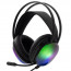 WHITE SHARK PEACOCK-B, GH-2444B, gamer fejhallgató, RGB, fekete, (3.5 Jack+USB) thumbnail