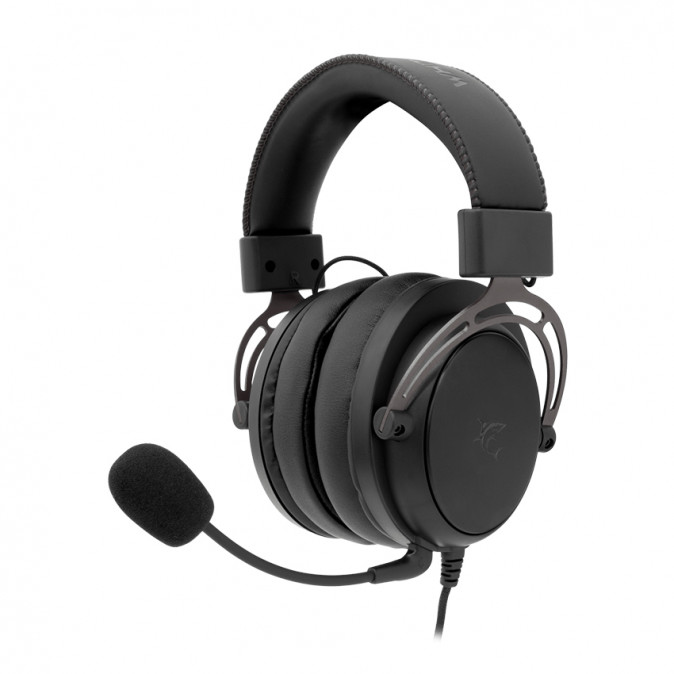 WHITE SHARK GORILLA-B/G, GH-2341-B/G gamer fejhallgató, fekete/ezüst, (3.5 Jack) PC