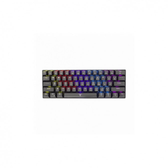 WHITE SHARK SHINOBI mechanikus (blue switch) gamer billentyűzet, fekete (magyar) PC