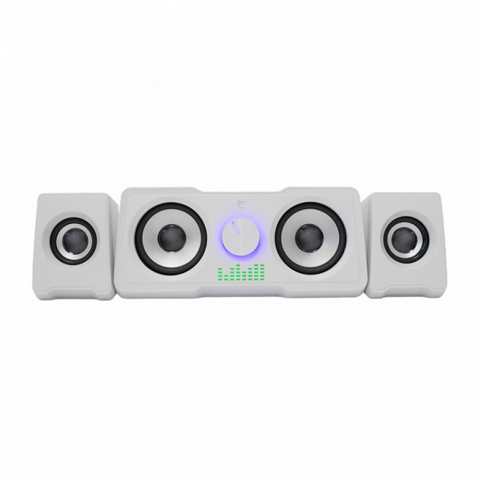 WHITE SHARK MOOD Hangszóró, 2.2, 16W, LED, fehér PC