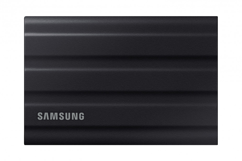 SAMSUNG Hordozható SSD T7 Shield, USB 3.2 Gen.2 (10Gbps), 1TB, Fekete PC