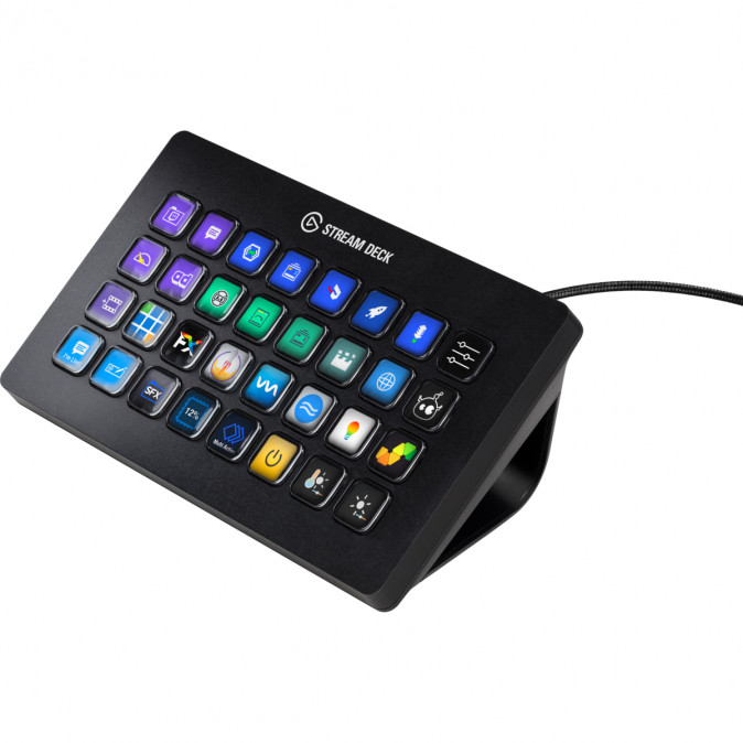 CORSAIR ELGATO STREAM DECK XL, 32 Testreszabható LCD Billentyű, fekete PC