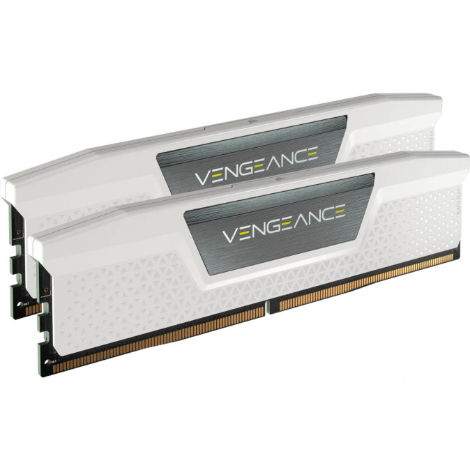 CORSAIR Memória VENGEANCE RGB DDR5 32GB 5600MHz C40 (Kit of 2), fehér PC