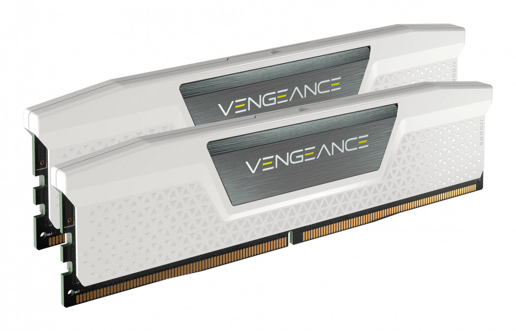 CORSAIR Memória VENGEANCE DDR5 64GB 6000MHz CL30, INTEL, AMD (Kit of 2), fehér PC