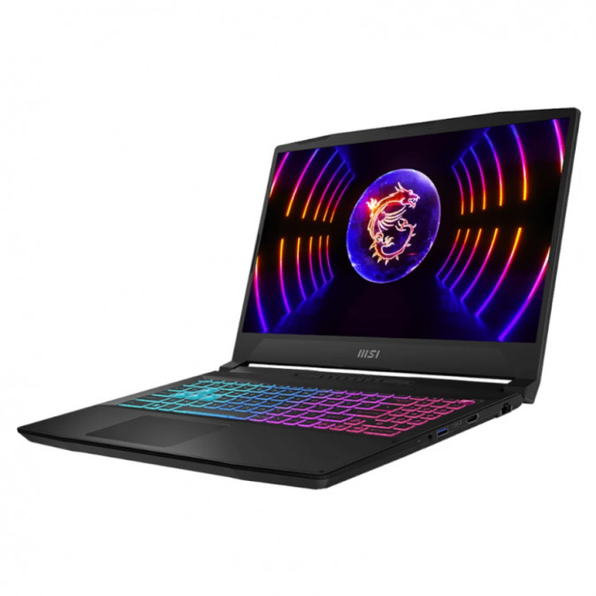 MSI Gaming NB Katana 15 B13VFK-2290, 15.6" QHD 165Hz, i5-13420H, 16GB, 512GB M.2, RTX 4060 8GB, noOS, Fekete PC