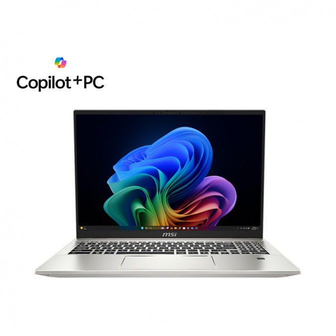 MSI Business NB Prestige A16 AI+ A3HMG-091, 16" UHD+ OLED, Ryzen AI 9 365, 32GB, 1TB M.2, INT, WIN11H, Ezüst PC