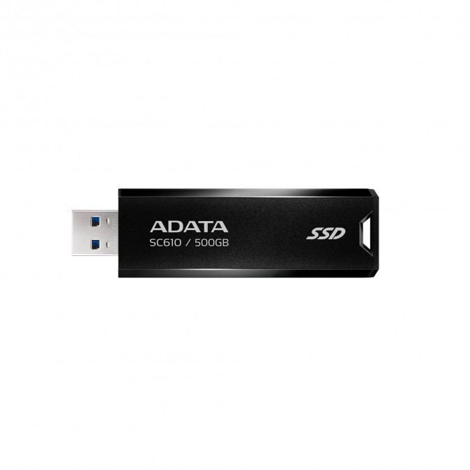 ADATA SSD Külső USB 3.2 500GB SC610, Fekete/Piros PC