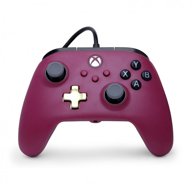 PowerA Advantage Plus Xbox Series X|S vezetékes kontroller - Ruby Xbox Series
