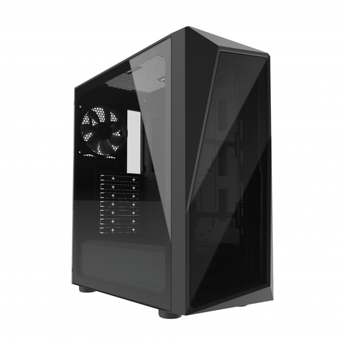 COOLER MASTER Ház Mid Tower ATX CMP 520L - Fekete PC