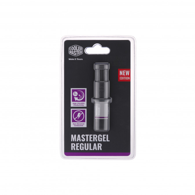 COOLER MASTER CPU Hűtőpaszta, MASTERGEL REGULAR, szürke, 1,5ml PC