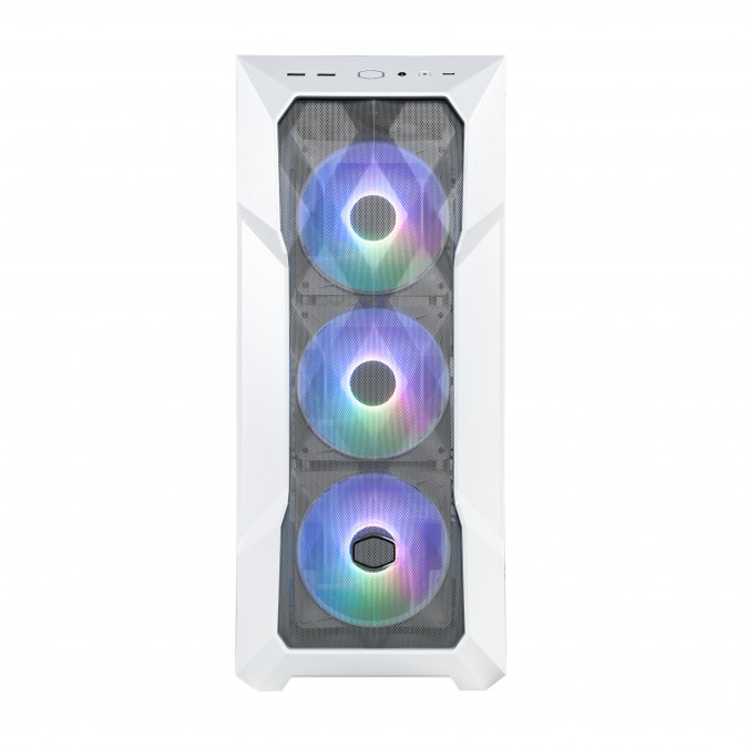 COOLER MASTER Ház Midi ATX MasterBox TD500 MESH V2 ARGB - Fehér PC