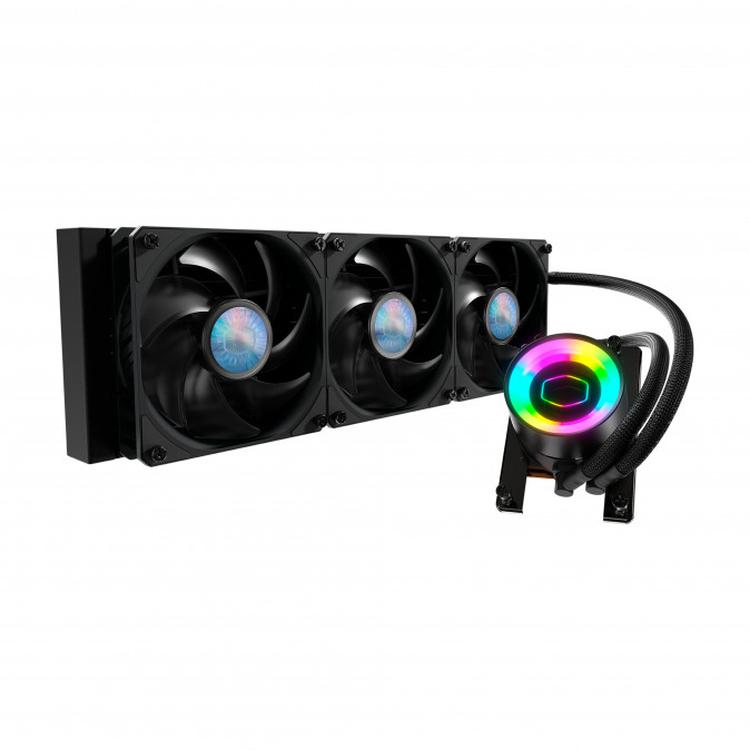 COOLER MASTER CPU hűtő MASTERLIQUID ML360 MIRROR TR4 EDITION (vízhűtés) - Fekete PC
