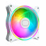 COOLER MASTER Rendszerhűtő Ventilátor MASTERFAN MF120 HALO 3IN1 WHITE EDITION, Gen2 RGB, 3db/csomag thumbnail