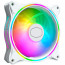 COOLER MASTER Rendszerhűtő Ventilátor MASTERFAN MF120 HALO WHITE EDITION, Gen2 RGB thumbnail