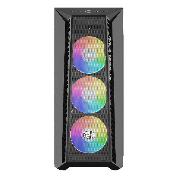 COOLER MASTER Ház Midi ATX MASTERBOX 520 MESH - Fekete PC