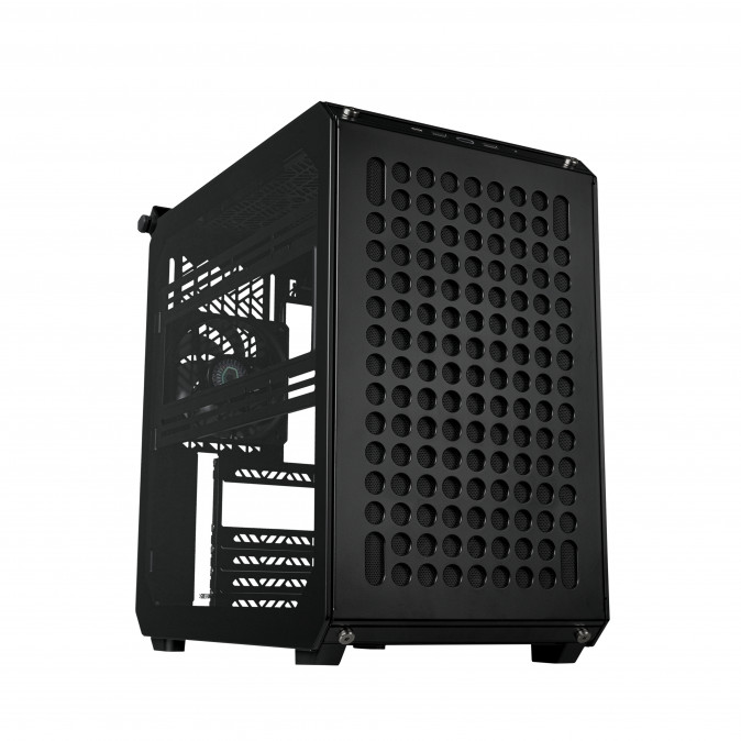 COOLER MASTER Ház Mid ATX QUBE 500 FLATPACK BLACK EDITION - Fekete PC
