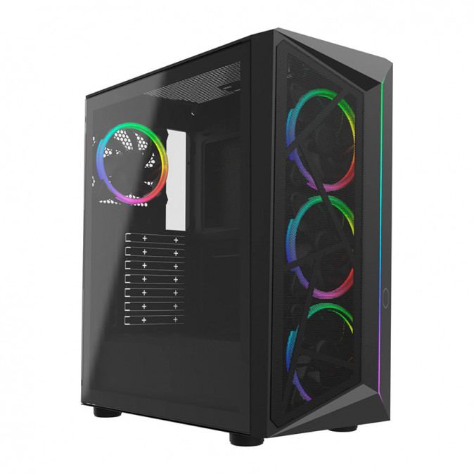 COOLER MASTER Ház Midi ATX CMP 510 - Fekete PC