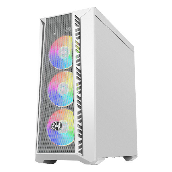 COOLER MASTER Ház Midi ATX MasterBox 520 MESH - Fehér PC