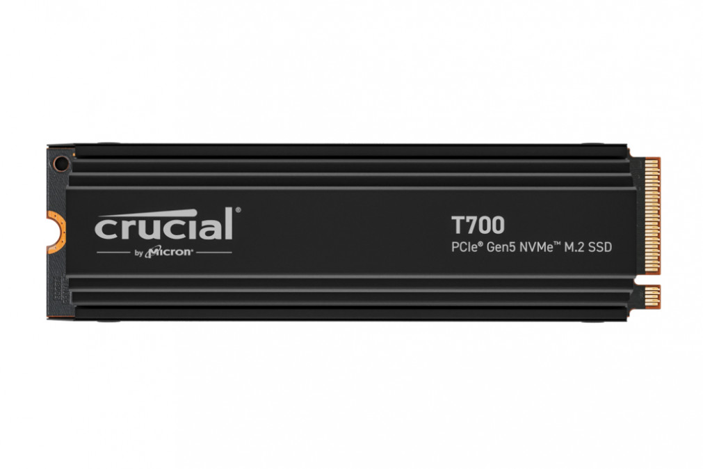 CRUCIAL SSD M.2 PCIe Gen5 NVMe 4TB T700 with heatsink PC
