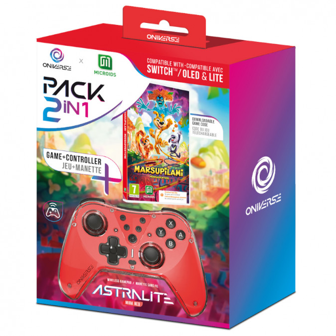 ONIVERSE - Marsupilami Hoobadventure (CIB) + Astralite kontroller Bundle Nintendo Switch