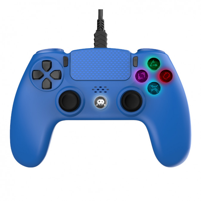 Freaks and Geeks - PS4 vezetékes kontroller - Kék PS4