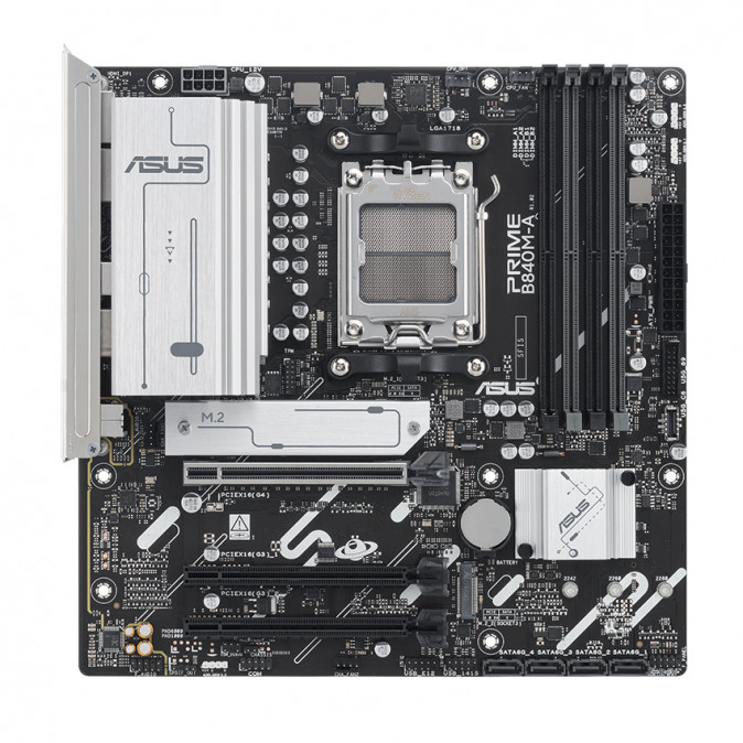 ASUS Alaplap AM5 PRIME B840M-A-CSM AMD B840, mATX PC