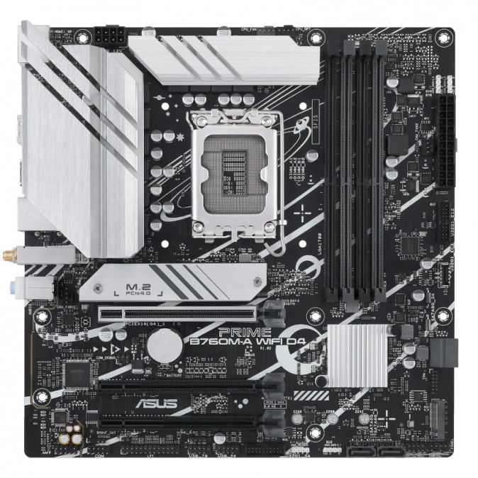 ASUS Alaplap S1700 PRIME B760M-A WIFI D4 INTEL B760, mATX PC