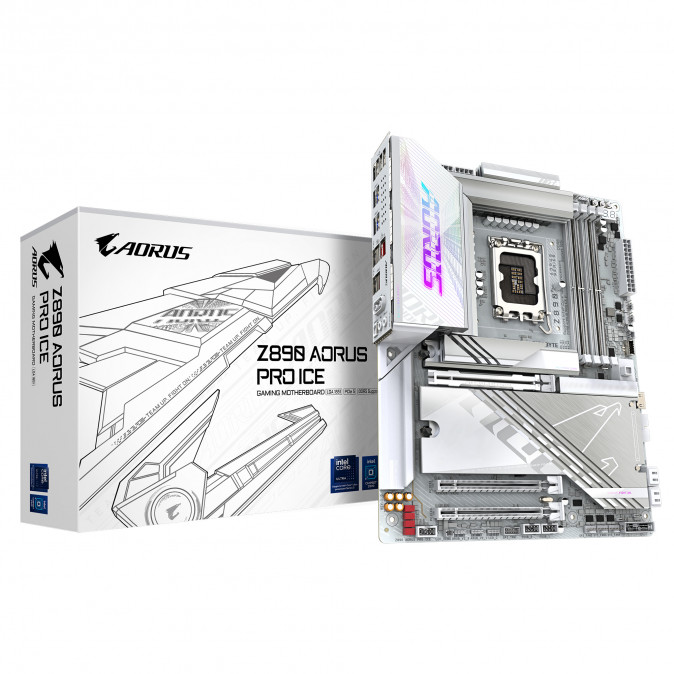 GIGABYTE Alaplap S1851 Z890 AORUS PRO ICE INTEL Z890, ATX PC