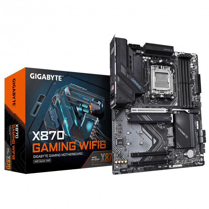 GIGABYTE Alaplap AM5 X870 GAMING WIFI6 AMD X870, ATX PC