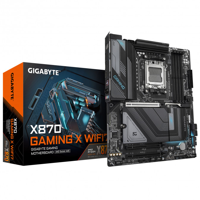 GIGABYTE Alaplap AM5 X870 GAMING X WIFI7 AMD X870, ATX PC