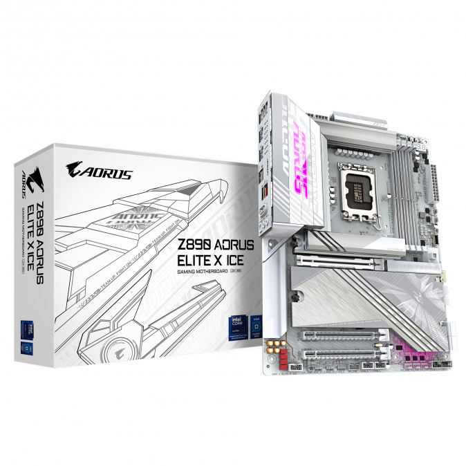 GIGABYTE Alaplap S1851 Z890 AORUS ELITE X ICE INTEL Z890, ATX PC