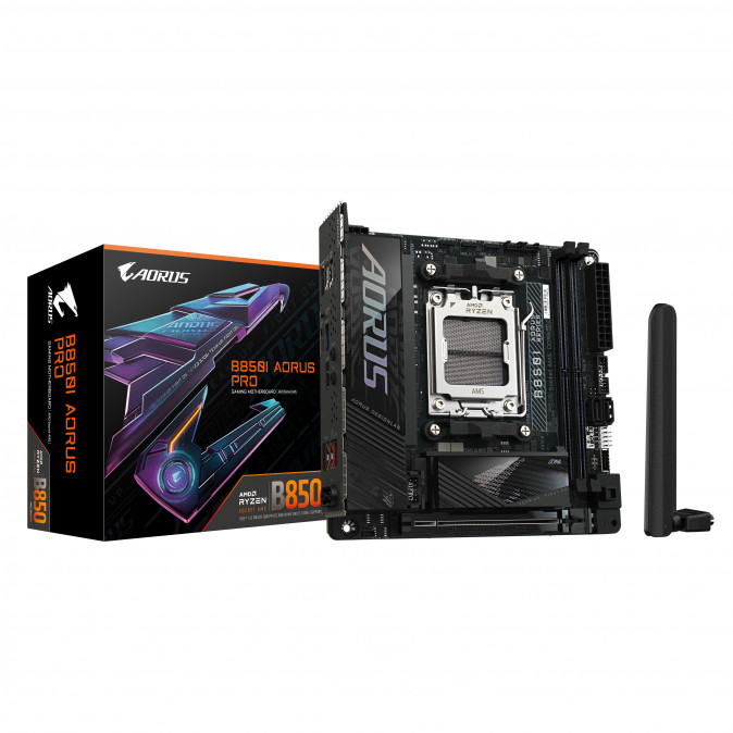 GIGABYTE Alaplap AM5 B850I AORUS PRO AMD B850, mini-ITX PC