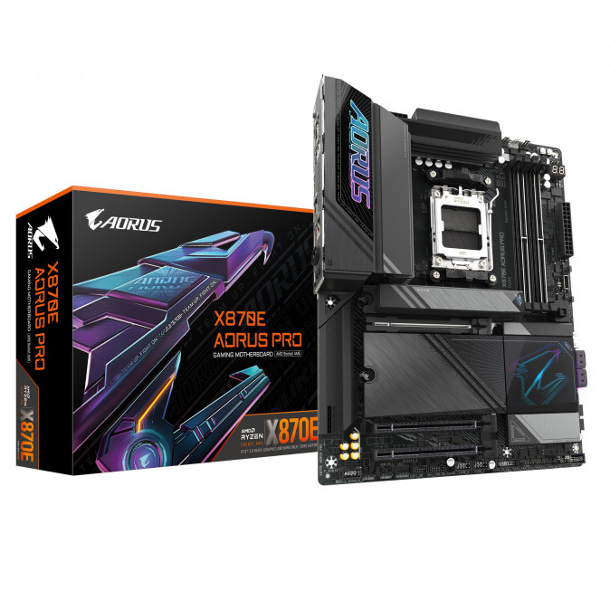 GIGABYTE Alaplap AM5 X870E AORUS PRO AMD X870, ATX PC