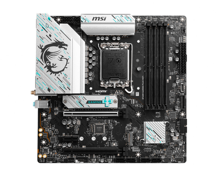 MSI Alaplap S1700 B760M GAMING PLUS WIFI Intel B760, mATX PC