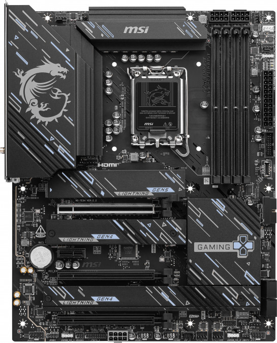 MSI Alaplap S1851 Z890 GAMING PLUS WIFI Intel Z890, ATX PC